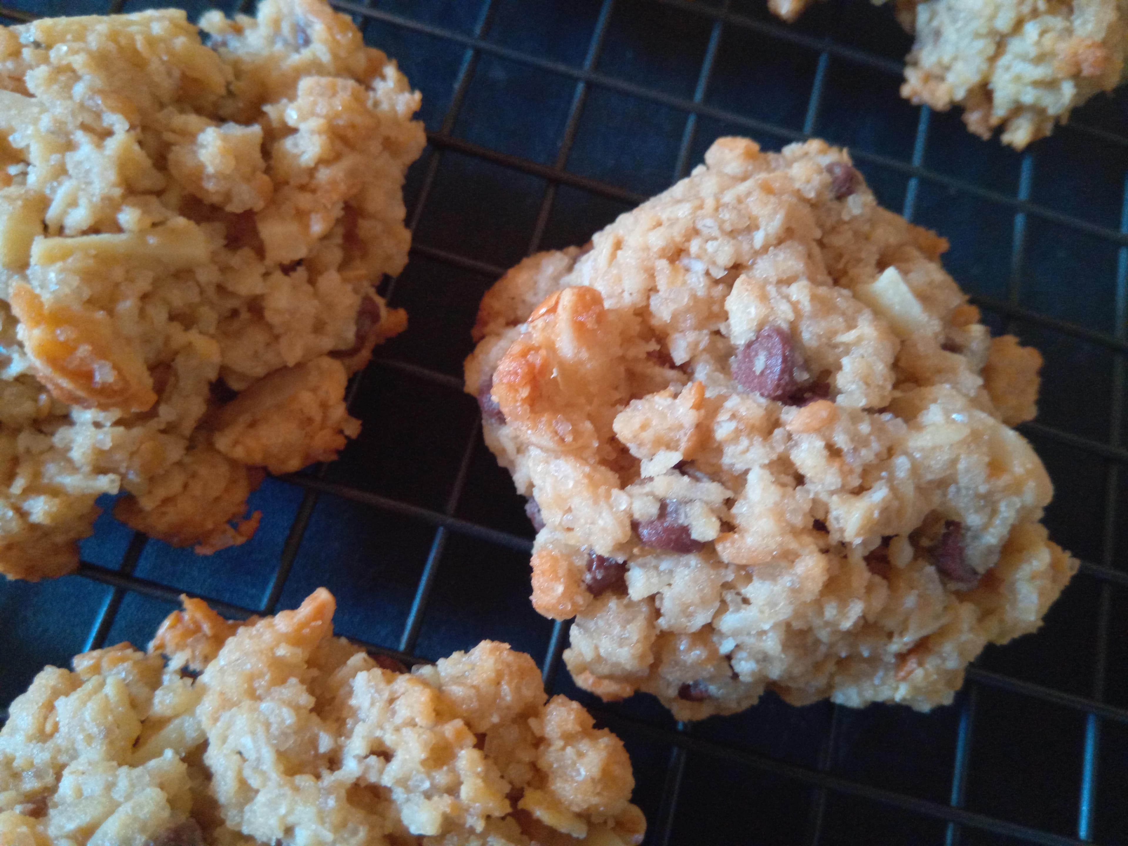 Gluten Free Coconut Almond Chocolate Chip Cookies