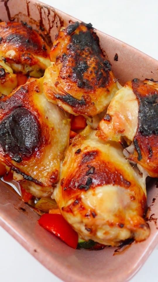 Honey & Garlic Roast Chicken