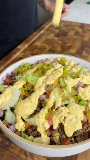 Sweet Potato Burger Bowl