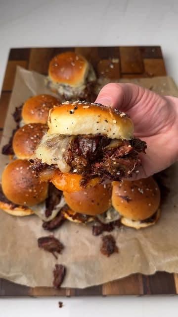 BBQ Beef & Cheese Sliders