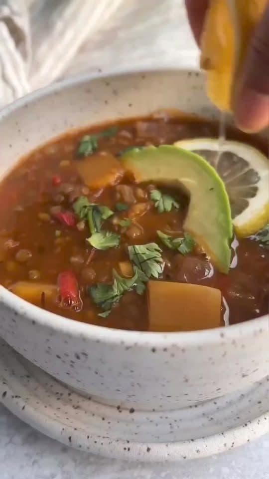 Butternut Squash Lentil Soup