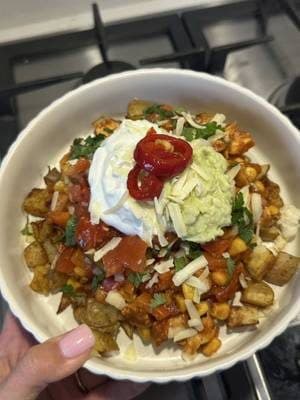 Chicken Fajita Loaded Potatoes