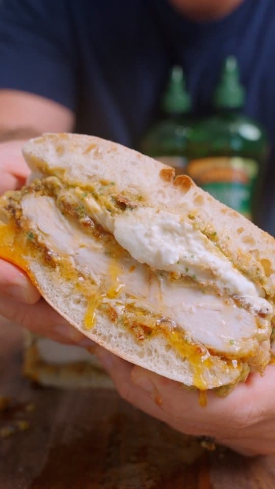 Hot Honey Chicken Cutlet Sandwich