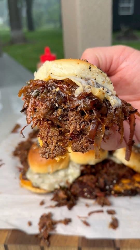 Japanese BBQ Pulled Beef Sliders