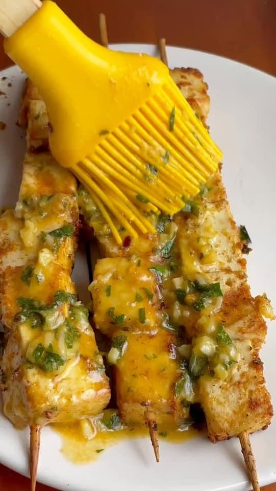 Yucky Tofu Skewers