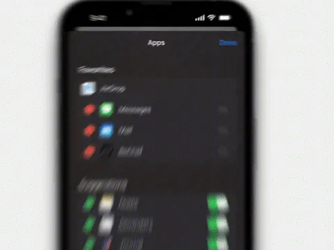 Click done top right