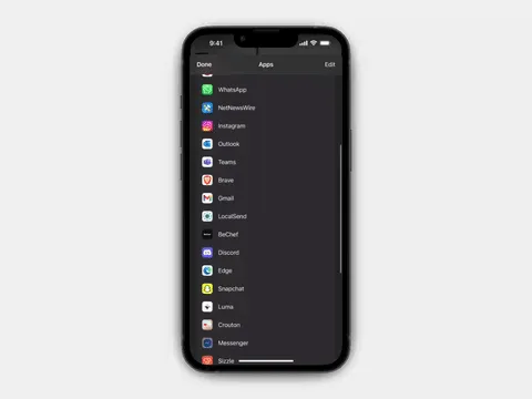 Click Edit on the top right then Add Bechef to favorites
