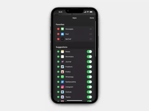 Add Bechef to top of favorites